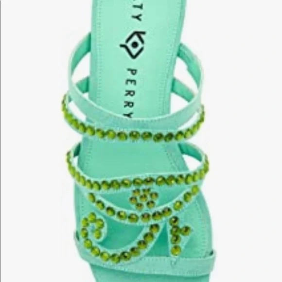 NWT Katy Perry Women's The Anat Slide Sandal, AVAILABLE IN MINT/ OR RED - Picture 3 of 10